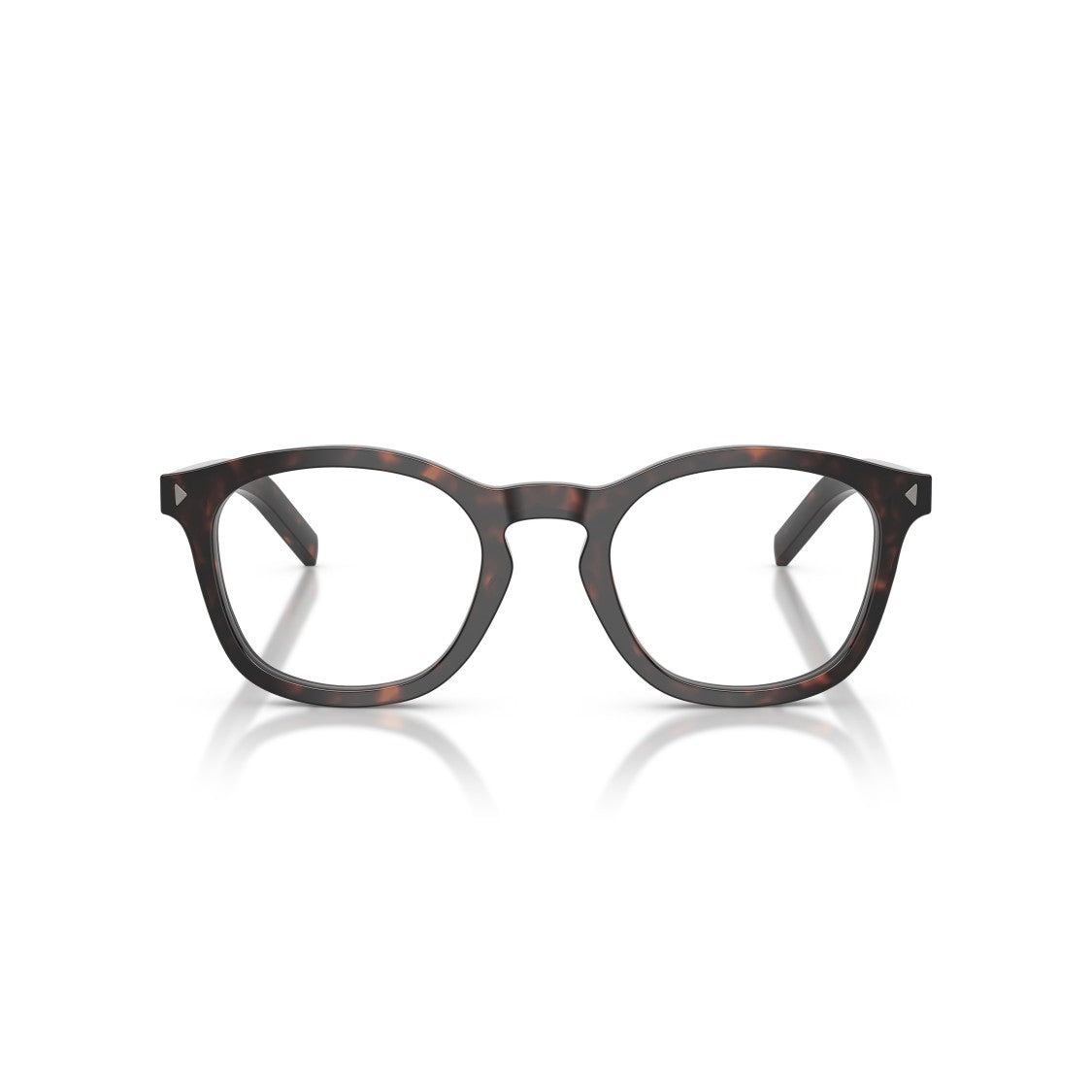 Prada 0Pr C04v Classic Square Tortoiseshell Acetate Eyeglasses