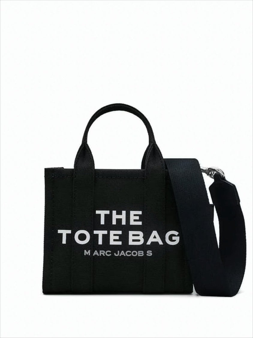 Marc Jacobs Compact Cotton Tote Bag With Carrying Options