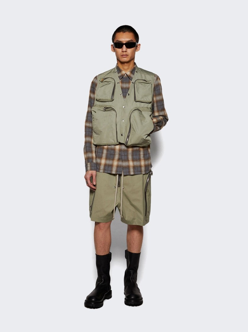 Rick Owens Outershirt Grey Plaid