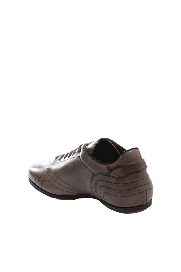 Pantofola D'oro White Italian Leather Support Cupsole Sneakers