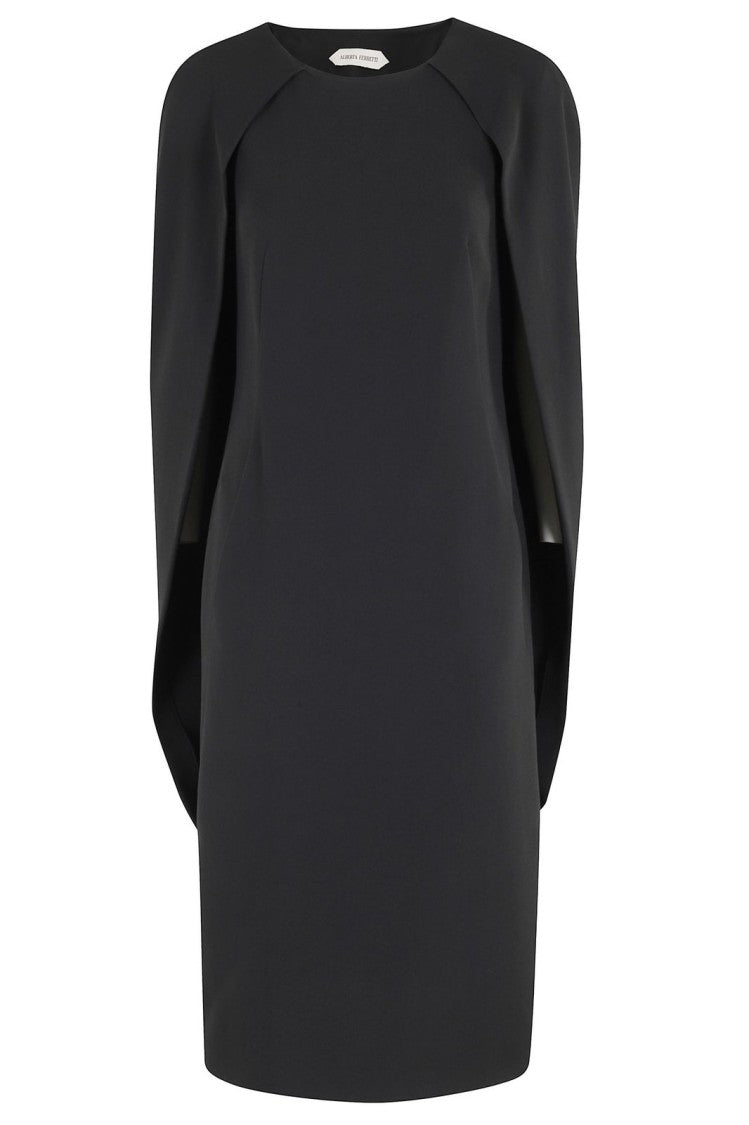 Alberta Ferretti Stretch Cady Midi Dress