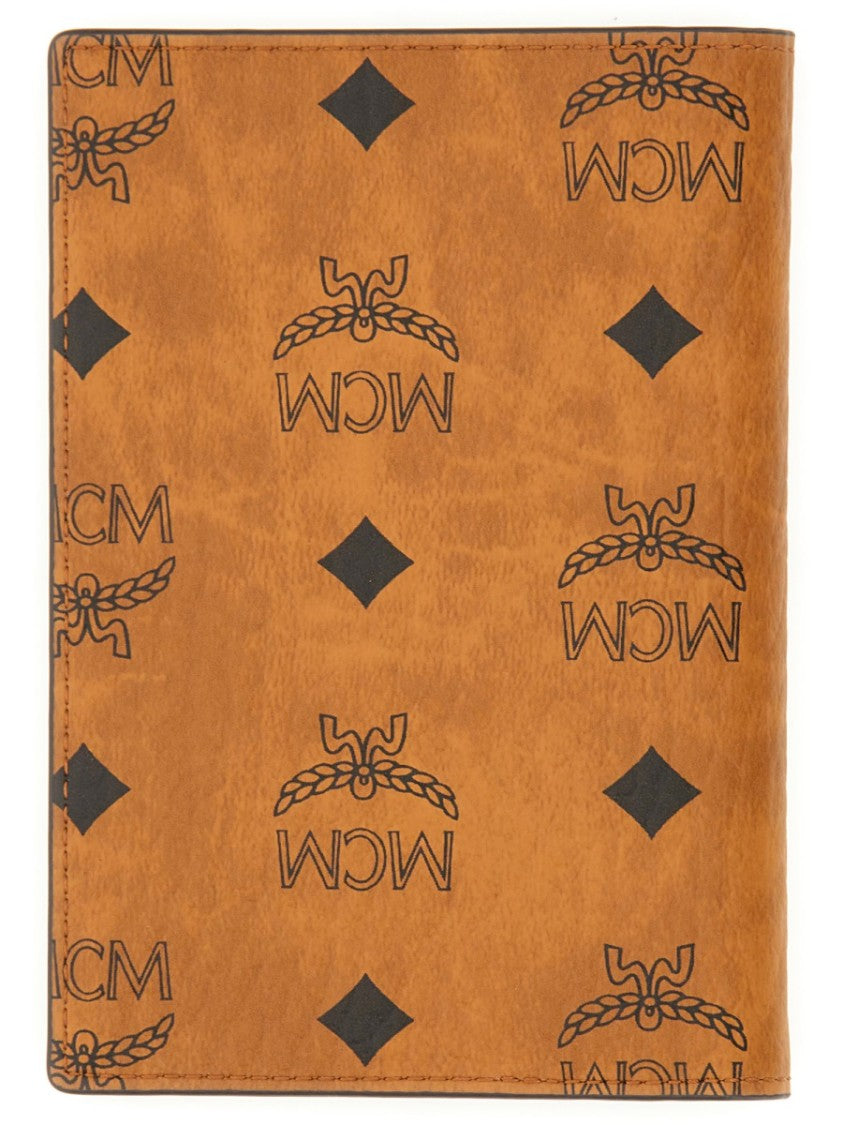Mcm Passport Holder With Visetos Monogram