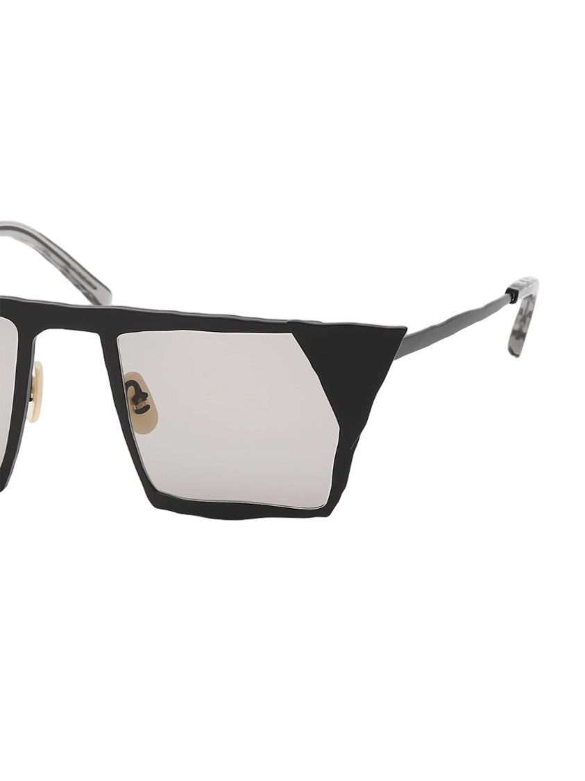 Masahiromaruyama Black Titanium International Fit 49 Mm Sunglasses