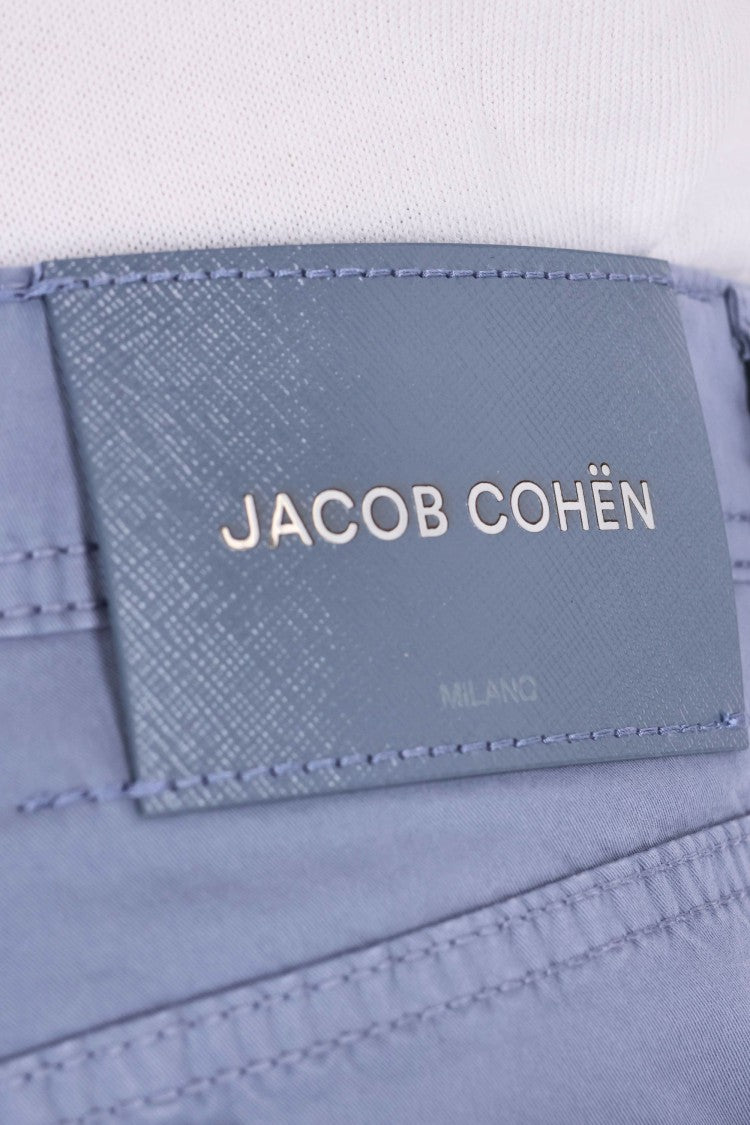 Jacob Cohen Aviation Blue Scott Saffiano Pants