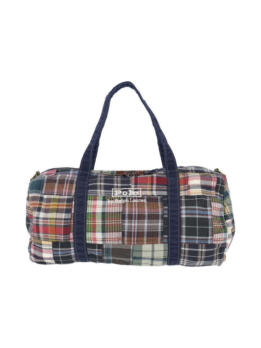 Polo Ralph Lauren Multicolor Patchwork Pattern Duffle Bag