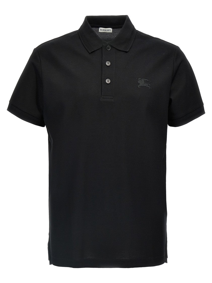 Burberry Logo Embroidery Polo Shirt