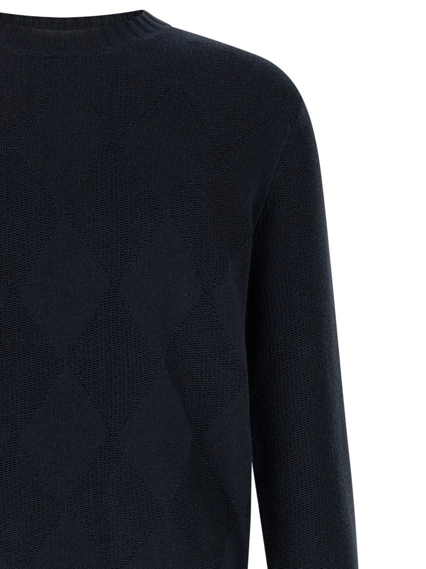 Ballantyne Diamond Intarsia Sweater