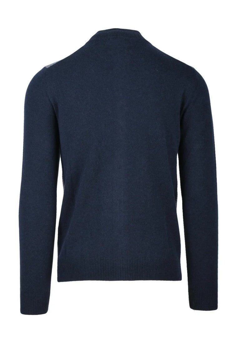 Luigi Borrelli Napoli Zip Cardigan - Blue