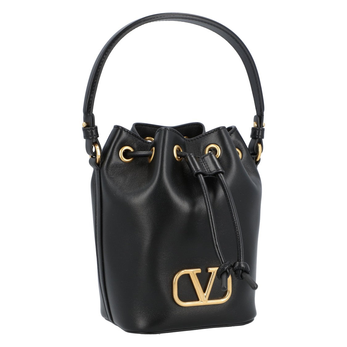 Valentino "V Logo" Mini Bucket Bag