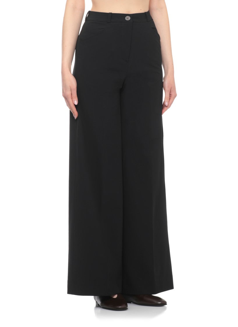 Rrd Black Surflex Livia Straight-Leg Pants