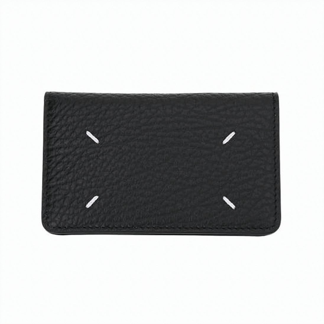 Maison Margiela Textured Cowhide Leather Flap Card Holder