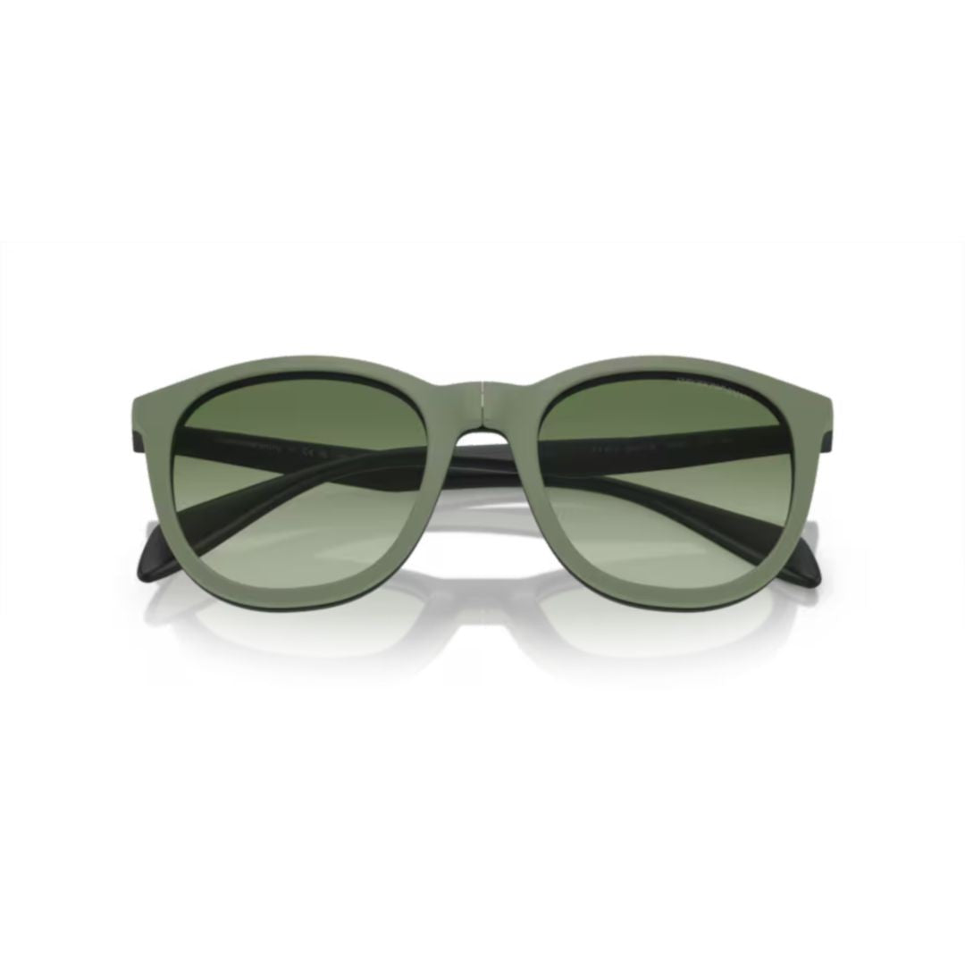 Emporio Armani 0Ea4211 Classic Black Rounded Rectangular Eyeglasses And Sunglasses
