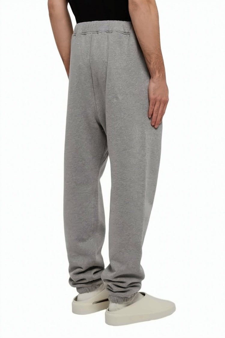 Fear Of God Relaxed Fit Heather Grey Jogger Pants With Drawstring Waistband