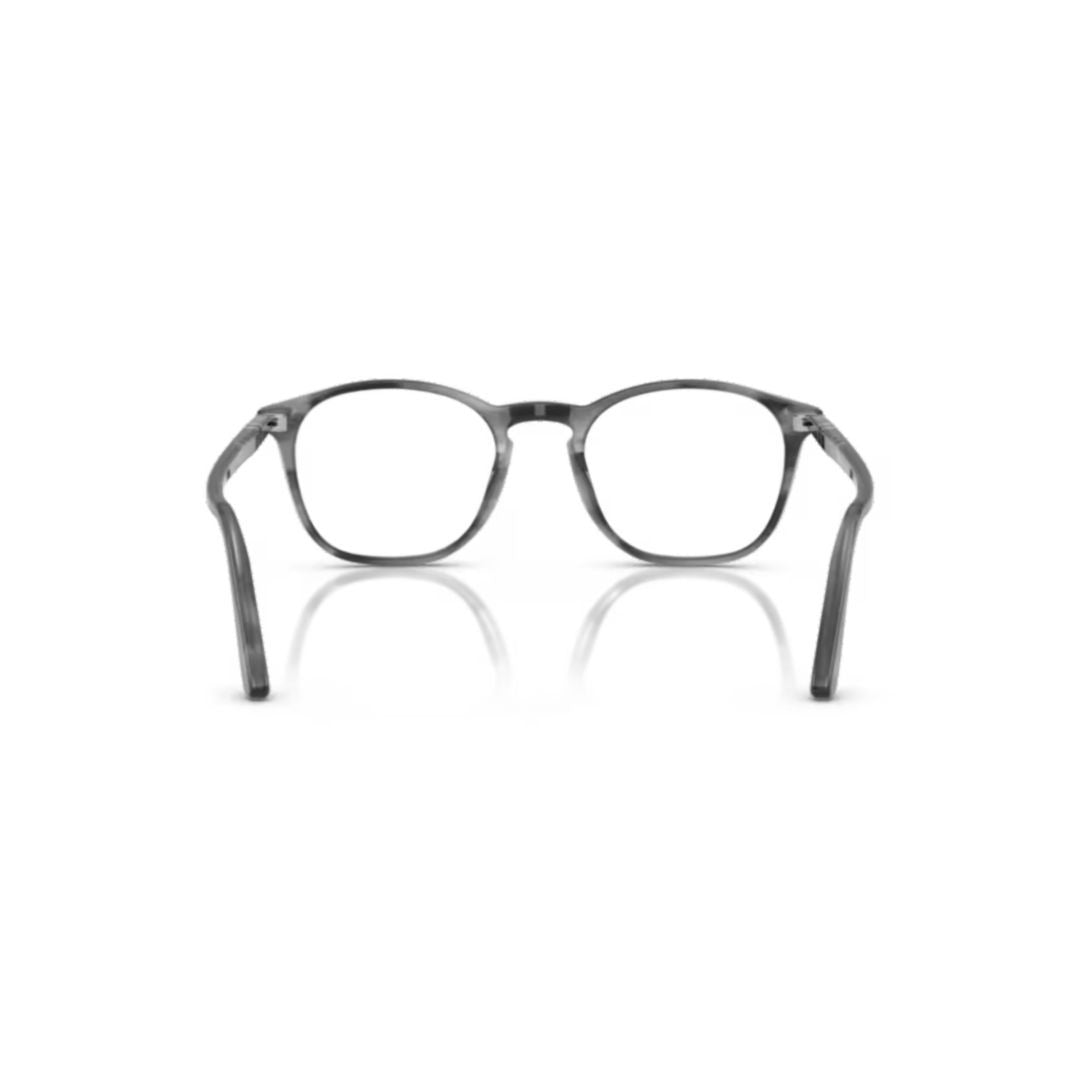 Persol 0Po3007v Translucent Acetate Eyeglasses With Marbled Pattern