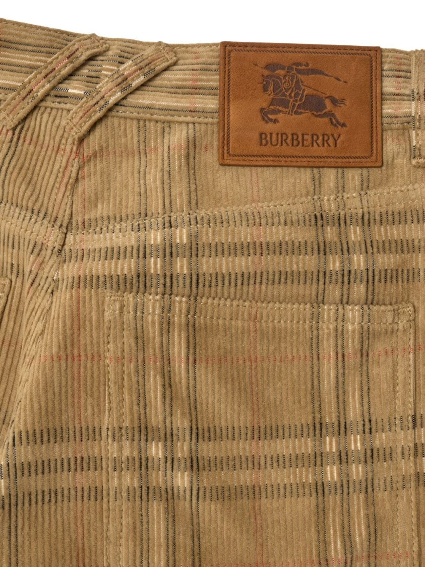 Burberry Sand Ip Check Trousers