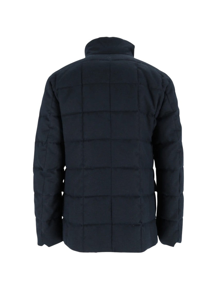 Fay Giacconi Quilted Stand Collar Jacket