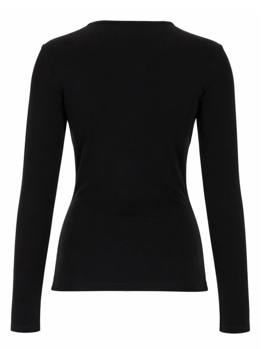 Rabanne Top Con Bottoni Viscose Blouse