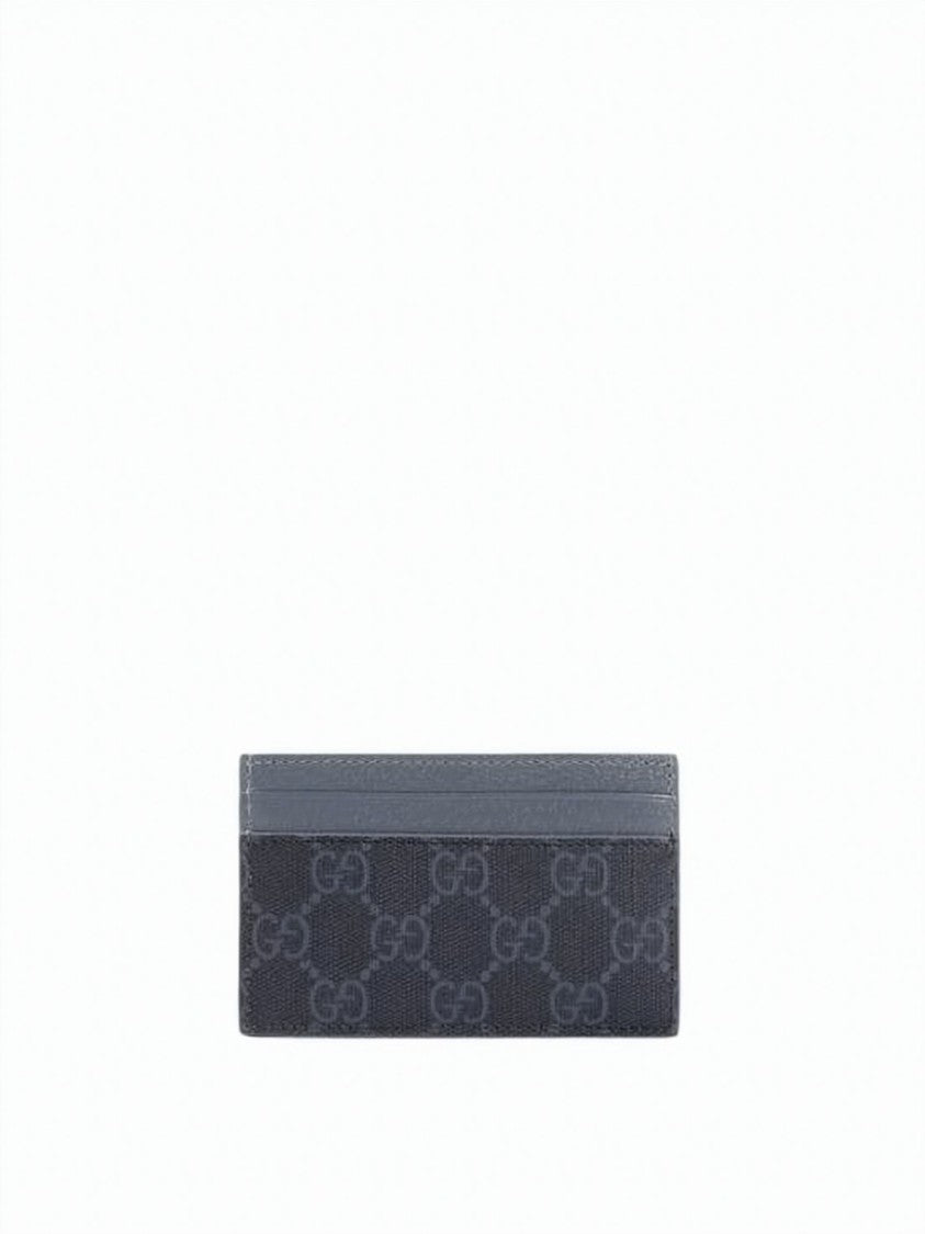 Gucci Bi-Color Gg Canvas Card Case