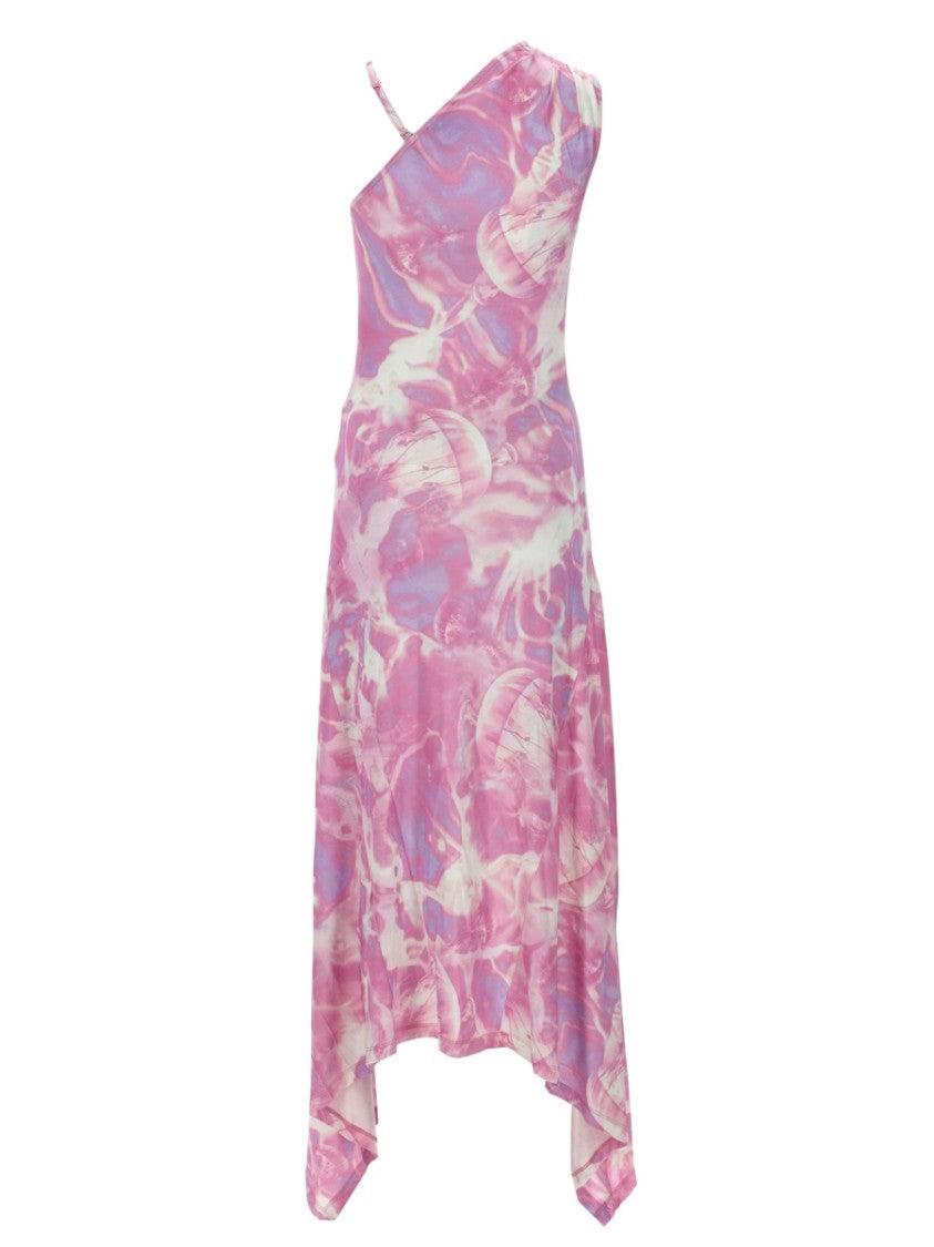 Versace Jeans Couture Couture Handkerchief Hem Evening Dress
