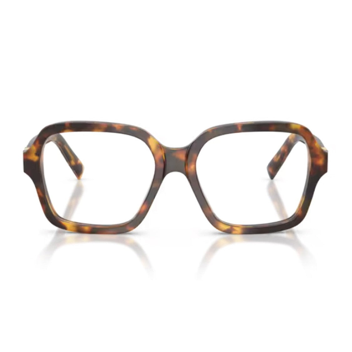 Miu Miu Havana Miu Regard Acetate Square Sunglasses