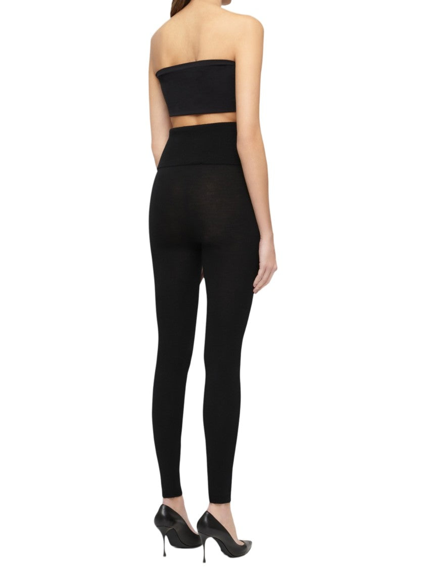 Wolford Form-Fitting High-Waist Wool Ford Leggings