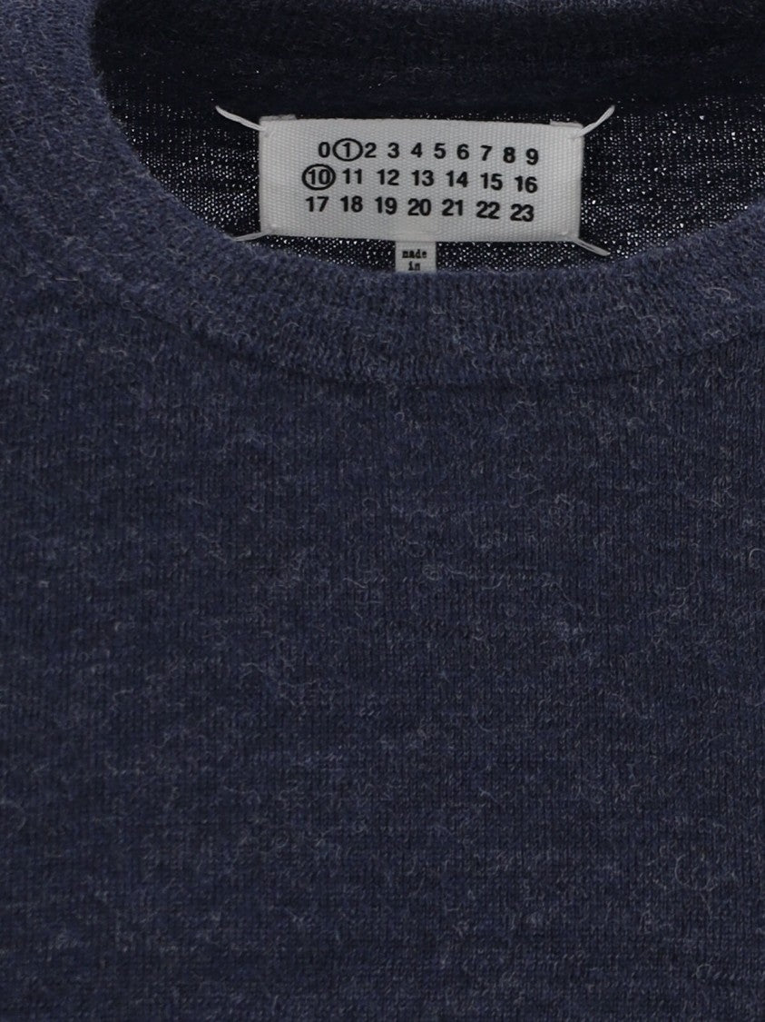 Maison Margiela Navy Wool Sweater