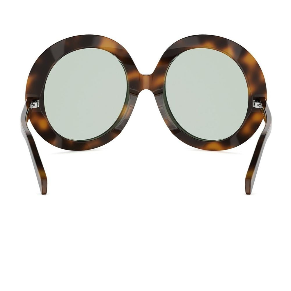 Celine Havana Cl40345i Disc Round Acetate Sunglasses