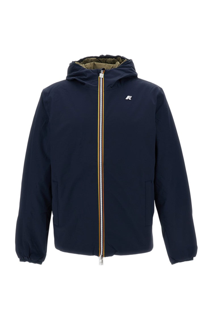 K-Way Blue / Green Jack St Warm Reversible Technical Jacket