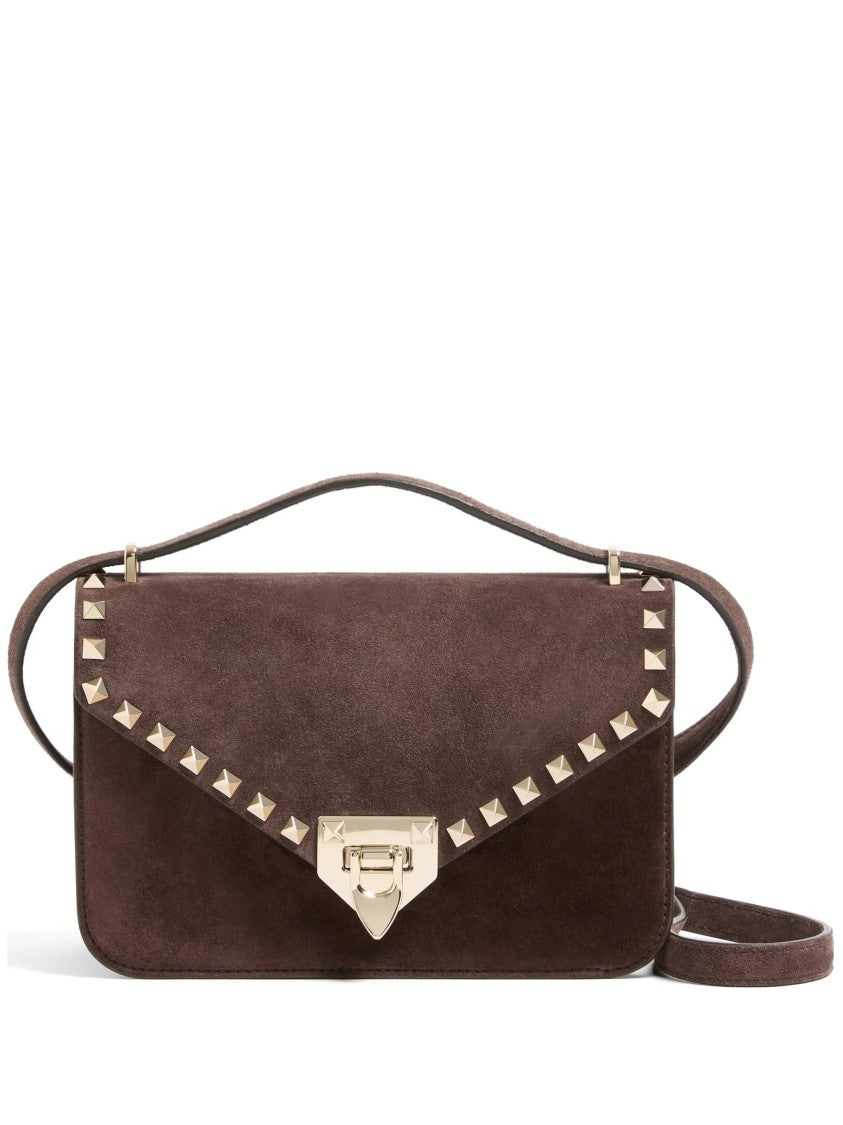 Valentino Rockstud Small Suede Shoulder Bag