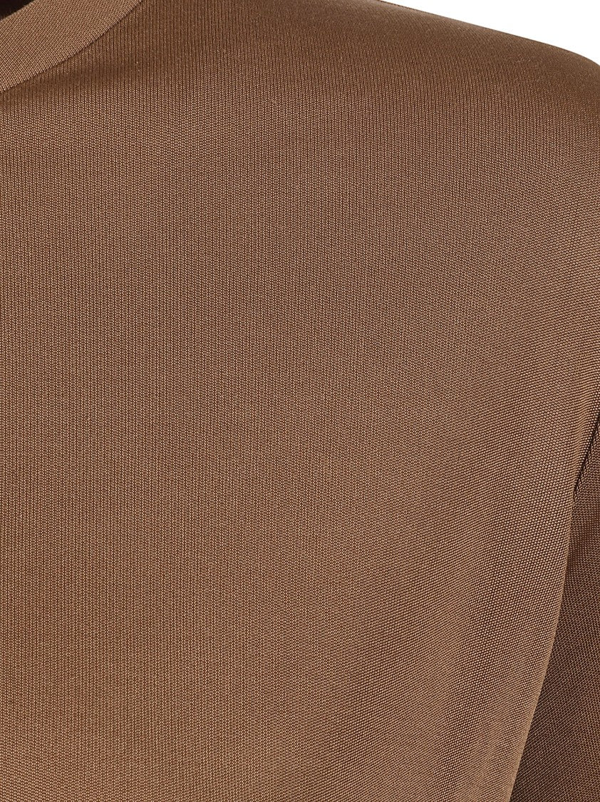 Max Mara Silk T-Shirt With Classic Crew Neckline