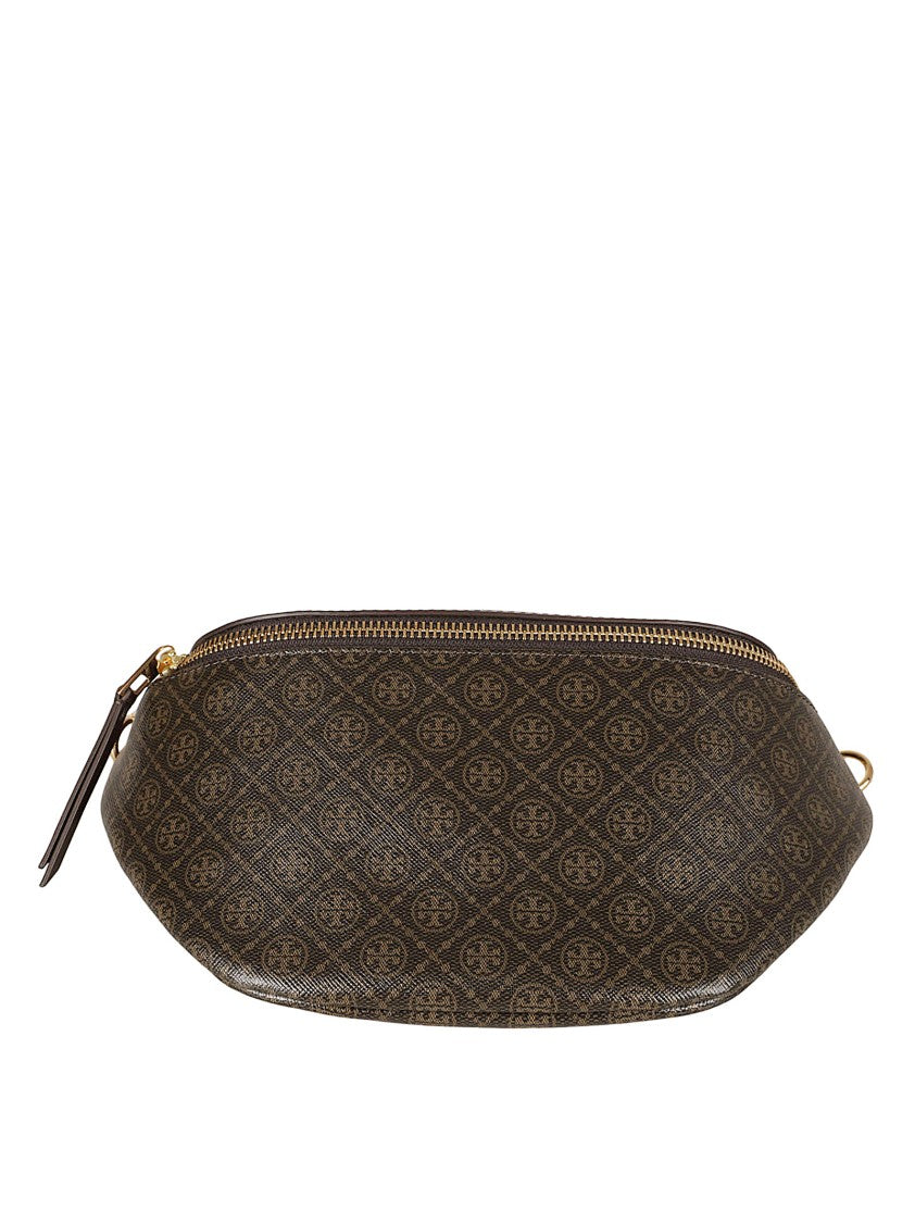 Tory Burch Textured Black Bag With Rounded Silhouette