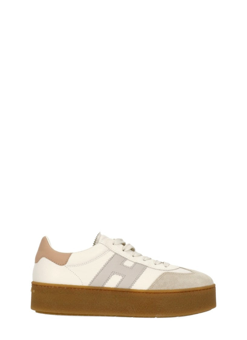 Hogan Low-Top Sneakers With Suede Accents And Chunky Sole