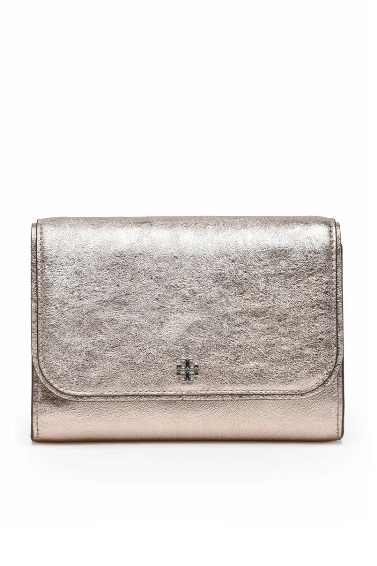 Tory Burch Emerson Metallic Shoulder Bag - Gold