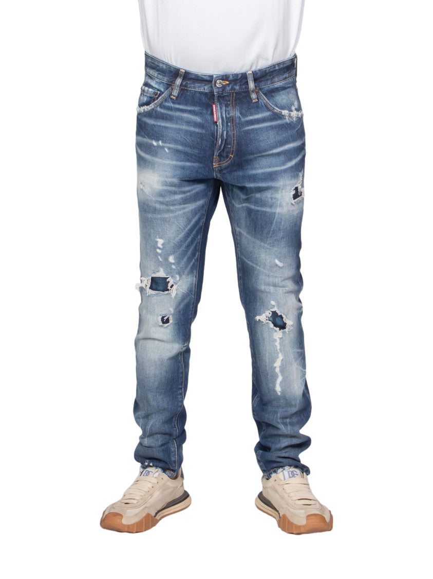 Dsquared2 Distressed Slim-Fit Denim Jeans
