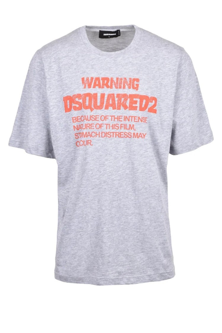 Dsquared2 Cotton/Viscose T-Shirt - Grey