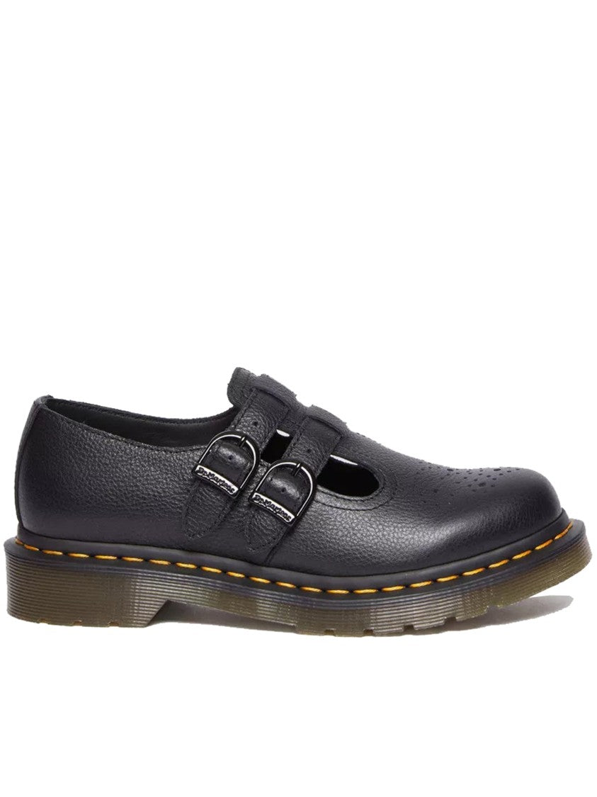 Dr. Martens 8065 Perforated Black Leather Mary Janes