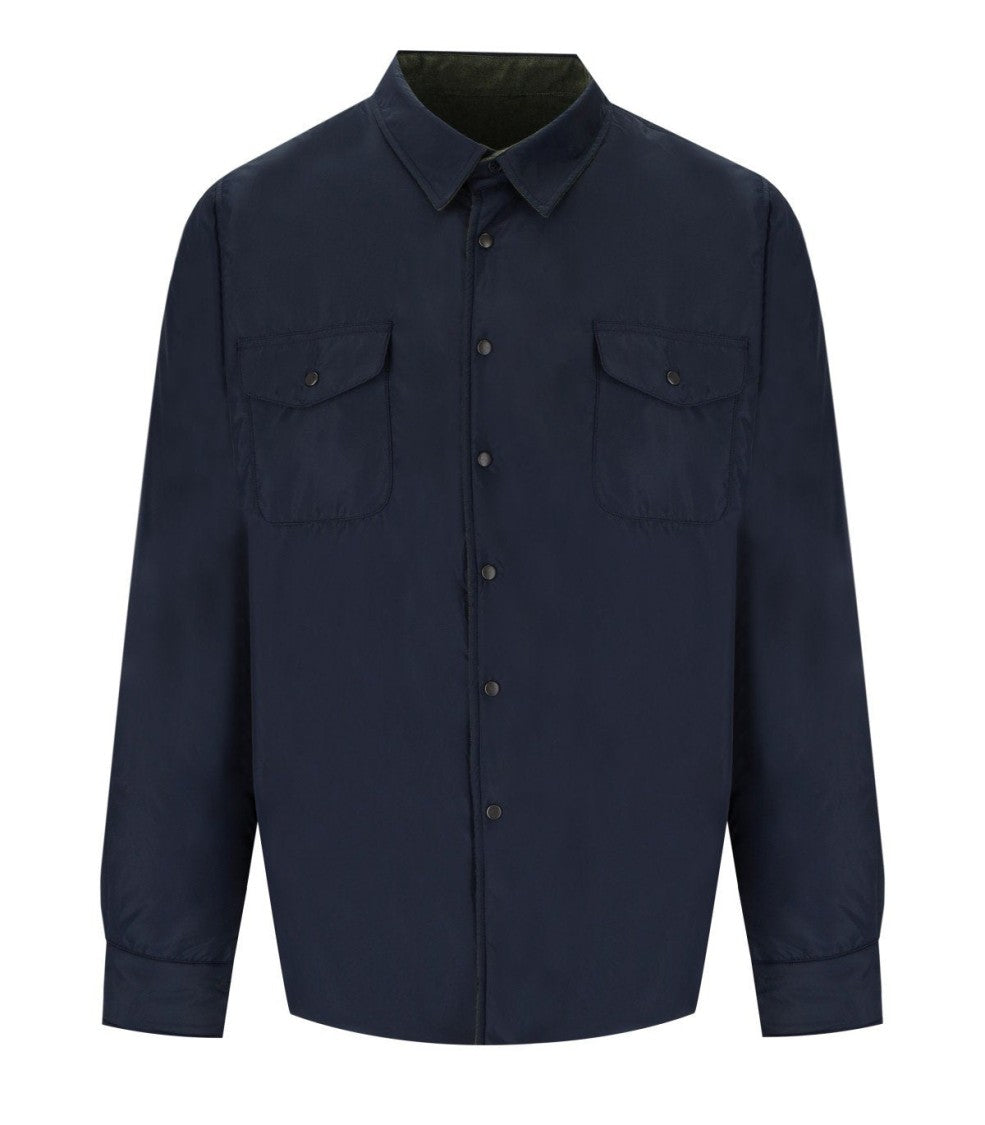 B-D Baggies Baltimora Blue And Green Reversible Overshirt