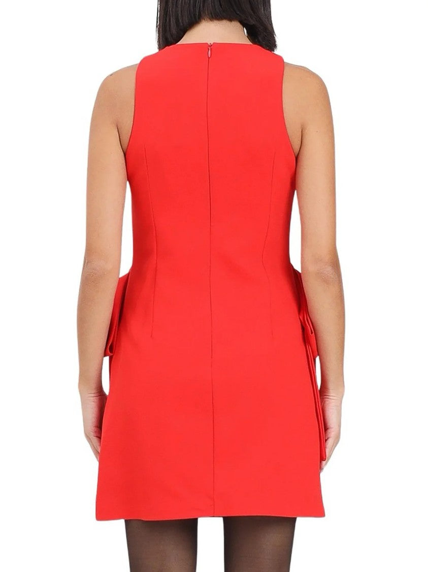 Odi Odi Pinafore Mini Dress With Oversized Bow Pockets