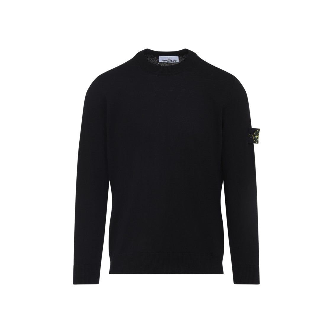 Stone Island Black Virgin Wool Sweater