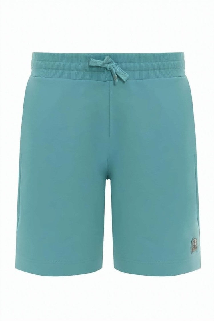 Parajumpers Light Teal Minimalist Shorts With Elastic Waistband