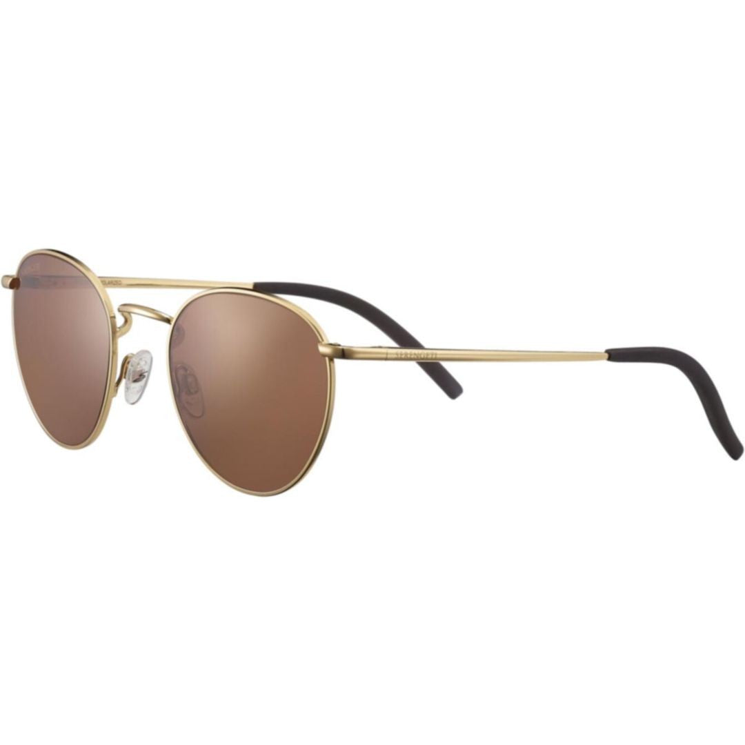 Serengeti Hamel Round Frame Sunglasses With Double Bridge Design