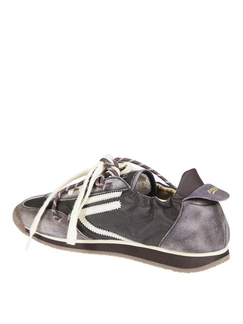 Puraai 6.02 Panther Dyed Nylon Low-Top Sneakers