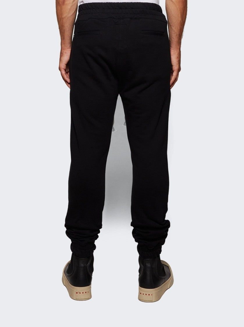 Rick Owens Relaxed Fit Knitted Joggers With Unique Graphic Detail