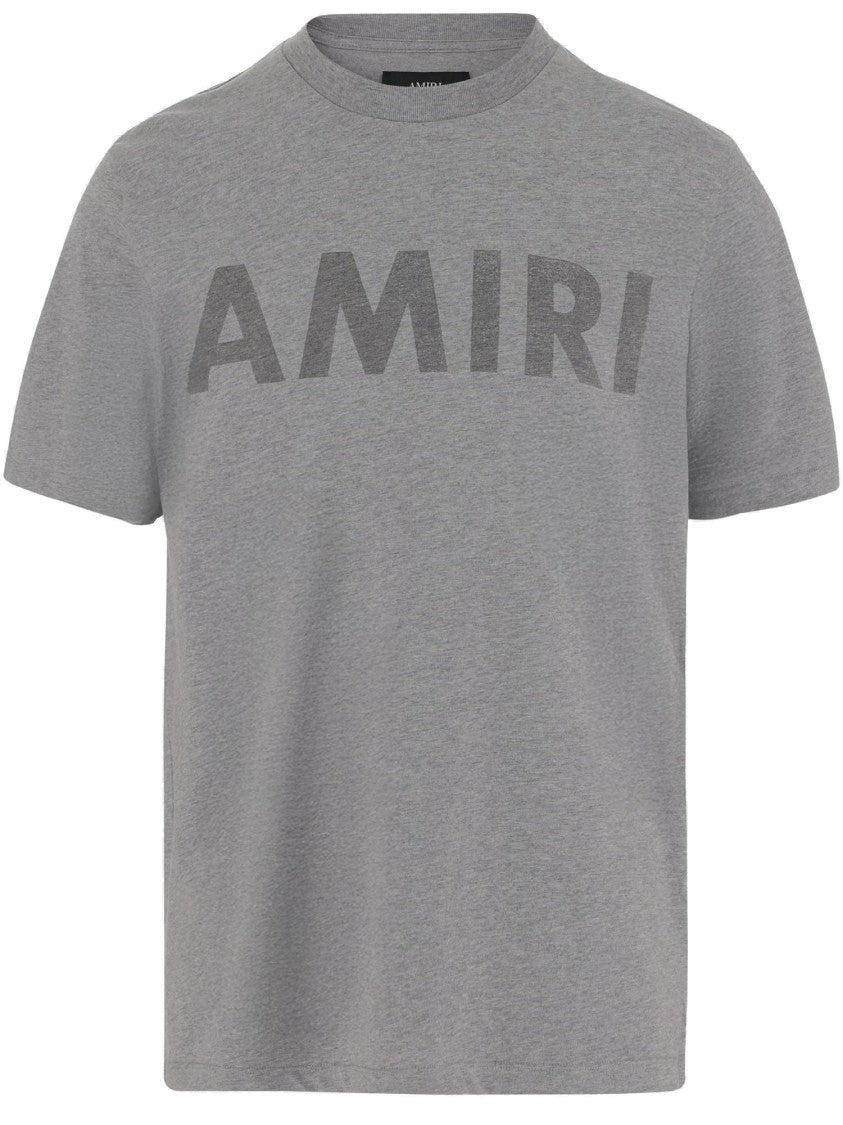 Amiri Cotton Crew Neck T-Shirt With Logo Detail