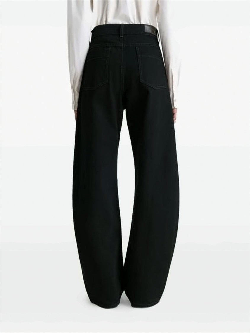Lemaire Wide-Leg Denim Trousers With High Waist