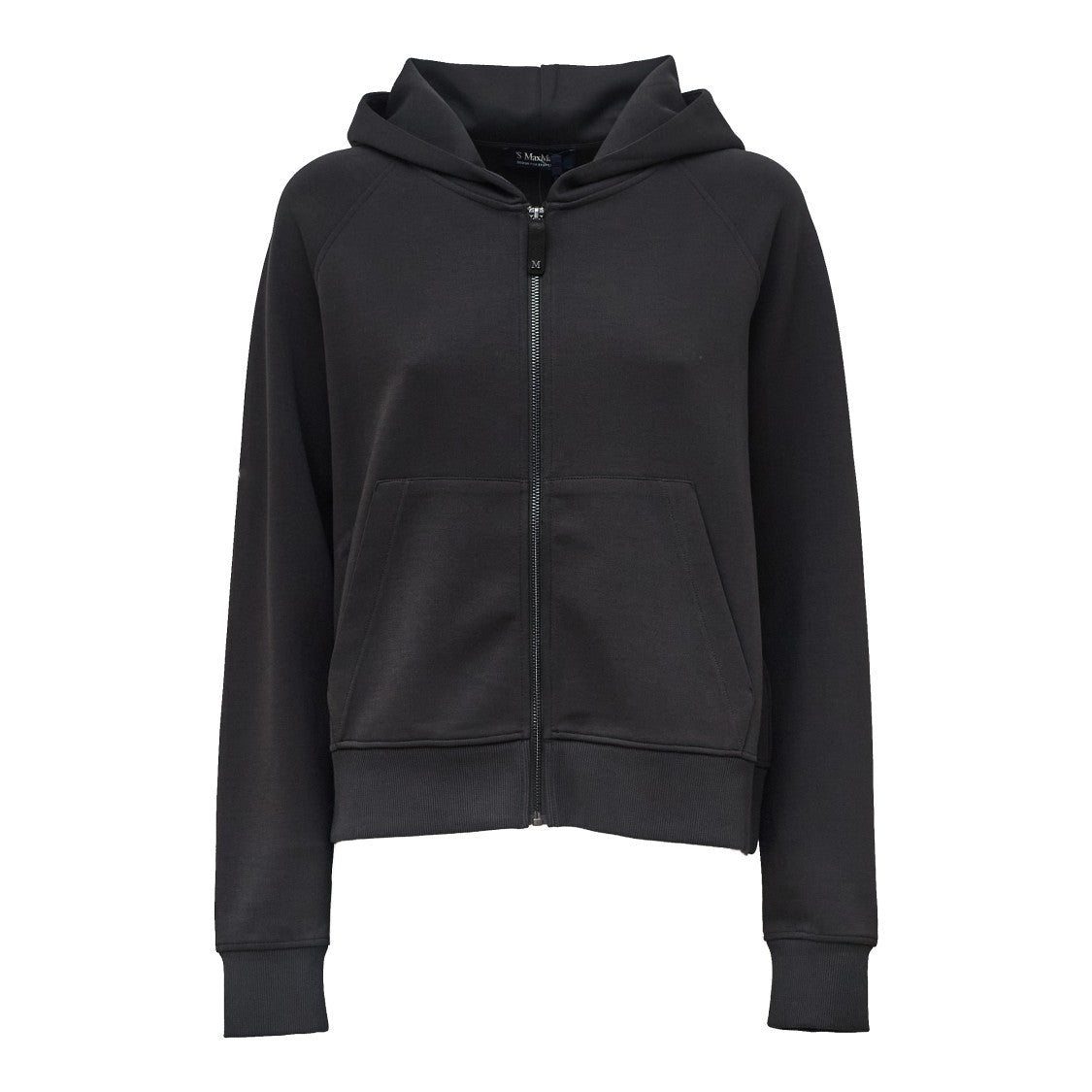 Max Mara Hooded Zip Sweatshirt With Embroidered Logo