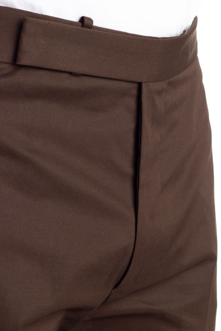 Tagliatore Newbros Cotton Satin Trousers