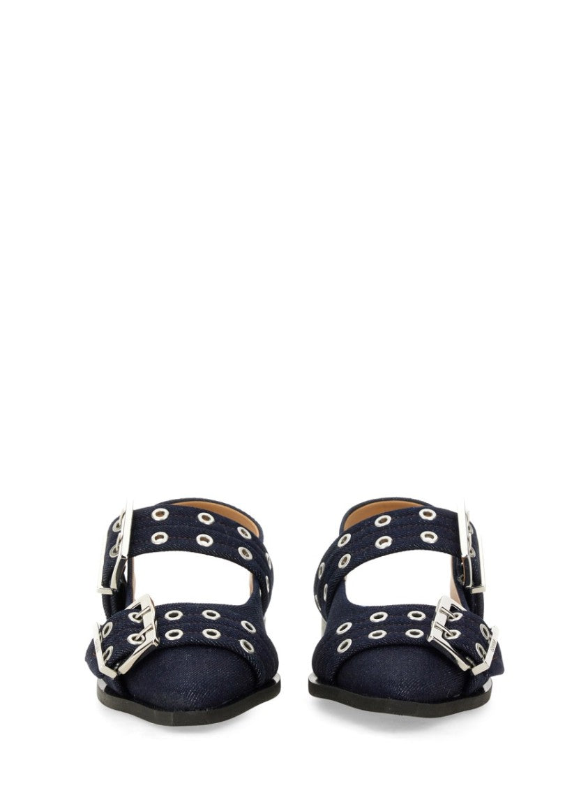 Ganni Ballerina With Buckle