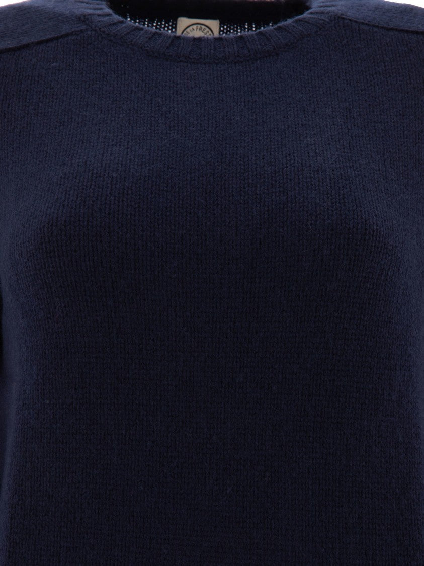 Ines De La Fressange Raglan Sleeve Wool-Cashmere Blend Sweater