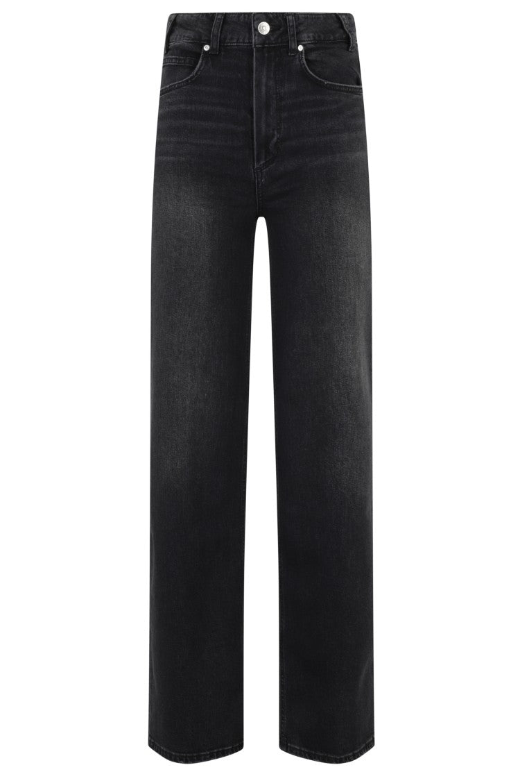 Paige Black Sasha Straight Jeans
